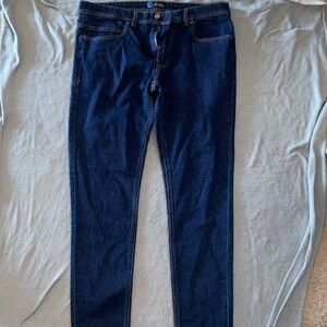 Stylish Dark Blue Skinny Jeans for Men